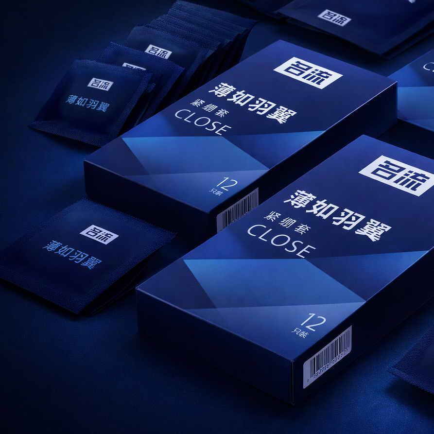 【12 pcs】ML Premium 49mm Close Fit Invisible Mens Condom