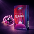 【10 pcs】LG Premium 001 Flame Spike Intensely Dotted Condom Hyaluronic Acid