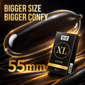 【10 pcs】ML Premium XL Ultra Thin Mens Condom 55mm