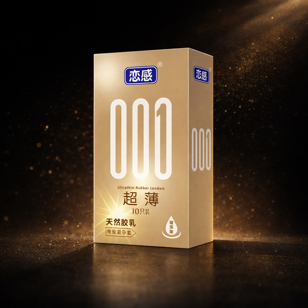 【10 pcs】LG Premium 001 Gold Edition Ultra Thin Condom Hyaluronic Acid